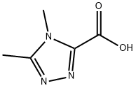 4,5-dimethyl-4H-1,2,4-triazole-3-carboxylic acid Structure