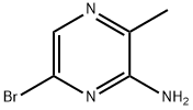 2-Pyrazinamine, 6-bromo-3-methyl- Structure