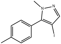 1H-Pyrazole, 4-iodo-1-methyl-5-(4-methylphenyl)- Structure