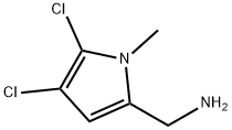 (4,5-dichloro-1-methyl-1H-pyrrol-2-yl)methanamine Structure