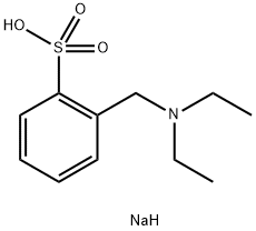 sodium 2-[(diethylamino)methyl]benzene-1-sulfonate 구조식 이미지