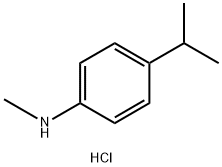 N-methyl-4-(propan-2-yl)aniline hydrochloride 구조식 이미지