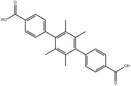 2',3',5',6'-tetramethylterphenyl-4,4"-dicarboxylic acid 구조식 이미지