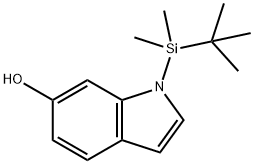 1H-Indol-6-ol, 1-[(1,1-dimethylethyl)dimethylsilyl]- Structure