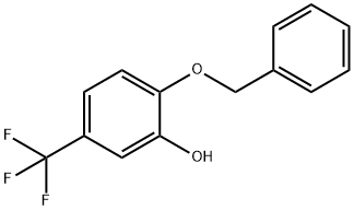 2-(benzyloxy)-5-(trifluoromethyl)phenol Structure