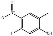 Phenol, 5-fluoro-2-methyl-4-nitro- Structure