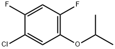 Benzene, 1-chloro-2,4-difluoro-5-(1-methylethoxy)- Structure