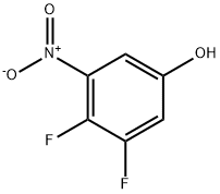 Phenol, 3,4-difluoro-5-nitro- Structure