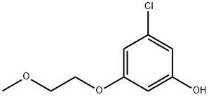 3-Chloro-5-(2-methoxyethoxy)phenol Structure