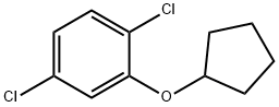 Benzene, 1,4-dichloro-2-(cyclopentyloxy)- Structure