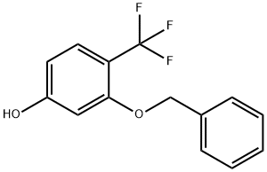 3-(benzyloxy)-4-(trifluoromethyl)phenol Structure