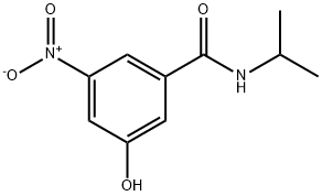 Benzamide, 3-hydroxy-N-(1-methylethyl)-5-nitro- Structure