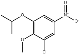 Benzene, 1-chloro-2-methoxy-3-(1-methylethoxy)-5-nitro- Structure