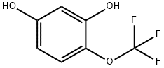 4-(Trifluoromethoxy)benzene-1,3-diol Structure