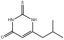 4(1H)-Pyrimidinone, 2,3-dihydro-6-(2-methylpropyl)-2-thioxo- 구조식 이미지