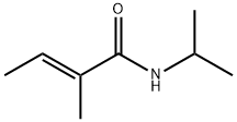 2-Butenamide, 2-methyl-N-(1-methylethyl)-, (E)- (9CI) 구조식 이미지