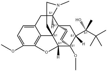 (αS,5α,7α)-α-(1,1-DiMethylethyl)-4,5-epoxy-3,6-diMethoxy-α,17-diMethyl-6,14-ethenoMorphinan-7-Methanol Structure
