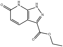 1H-Pyrazolo[3,4-b]pyridine-3-carboxylic acid, 6,7-dihydro-6-oxo-, ethyl ester Structure