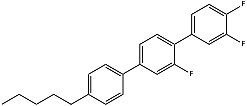 1,1':4',1''-Terphenyl, 2',3,4-trifluoro-4''-pentyl- (9CI) 구조식 이미지
