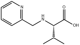 Valine, N-(2-pyridinylmethyl)- Structure