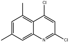 Quinoline, 2,4-dichloro-5,7-dimethyl- Structure