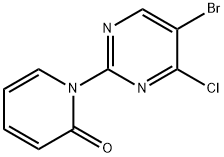 4-Chloro-5-bromo-2-(1H-pyridin-2-one)pyrimidine 구조식 이미지