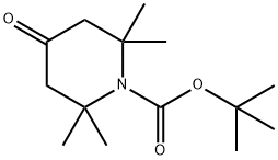 1-Piperidinecarboxylic acid, 2,2,6,6-tetramethyl-4-oxo-, 1,1-dimethylethyl ester Structure