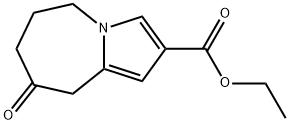 5H-Pyrrolo[1,2-a]azepine-2-carboxylic acid, 6,7,8,9-tetrahydro-8-oxo-, ethyl ester Structure