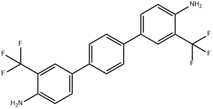 [1,1':4',1''-Terphenyl]-4,4''-diamine, 3,3''-bis(trifluoromethyl)- Structure