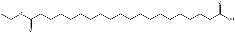 Eicosanedioic acid, 1-ethyl ester Structure