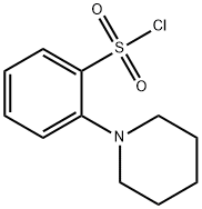 Benzenesulfonyl chloride, 2-(1-piperidinyl)- Structure