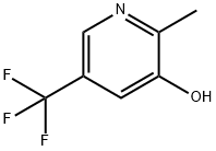 3-Pyridinol, 2-methyl-5-(trifluoromethyl)- Structure