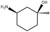 (1S,3R)-3-Amino-1-methyl-cyclohexanol Structure