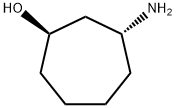 (1R,3R)-3-Amino-cycloheptanol 구조식 이미지