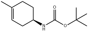 Carbamic acid, N-[(1R)-4-methyl-3-cyclohexen-1-yl]-, 1,1-dimethylethyl ester Structure