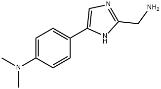 1H-Imidazole-2-methanamine, 5-[4-(dimethylamino)phenyl]- 구조식 이미지