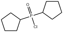 [chloro(cyclopentyl)phosphoryl]cyclopentane Structure