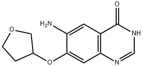 6-?amino-7-[(tetrahydro-3-furanyl)oxy]-4(3H)-Quinazolinone Structure