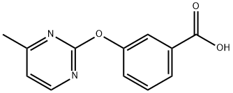 3-((4-Methylpyrimidin-2-yl)oxy)benzoic acid Structure