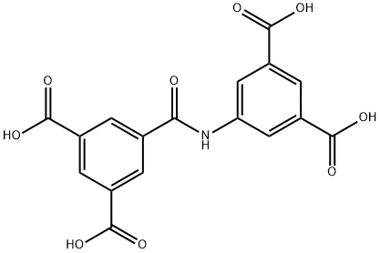 5-(3,5-dicarboxybenzoylamino)isophthalic acid Structure