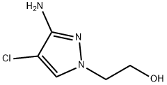 1H-Pyrazole-1-ethanol, 3-amino-4-chloro- 구조식 이미지