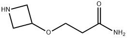 Propanamide, 3-(3-azetidinyloxy)- 구조식 이미지