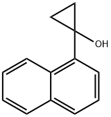 Cyclopropanol, 1-(1-naphthalenyl)- Structure