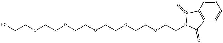 1H-Isoindole-1,3(2H)-dione, 2-(17-hydroxy-3,6,9,12,15-pentaoxaheptadec-1-yl)- Structure