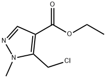 ethyl 5-(chloromethyl)-1-methyl-1H-pyrazole-4-carboxylate Structure