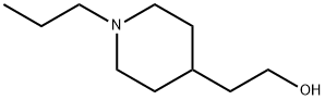 4-Piperidineethanol, 1-propyl- Structure