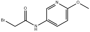 2-Bromo-N-(6-methoxy-3-pyridinyl)-acetamide Structure