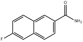 2-Naphthalenecarboxamide, 6-fluoro- Structure