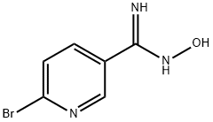 3-Pyridinecarboximidamide, 6-bromo-N-hydroxy- Structure