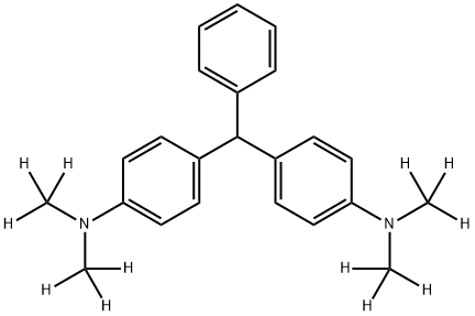 4,4'-(Phenylmethylene)bis(N,N-bis(methyl-d3)aniline) Structure